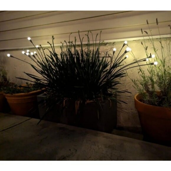 6Pack Total 48LED Solar Garden Lights -Solar Lights Outdoor, Solar Firefly - Picture 1 of 2